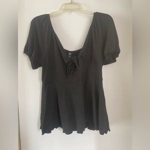 Shein black shirt. XL. Never worn.